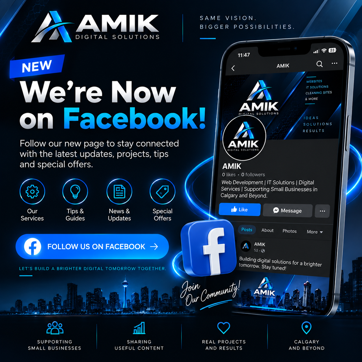 AMIK Is Now on Facebook!