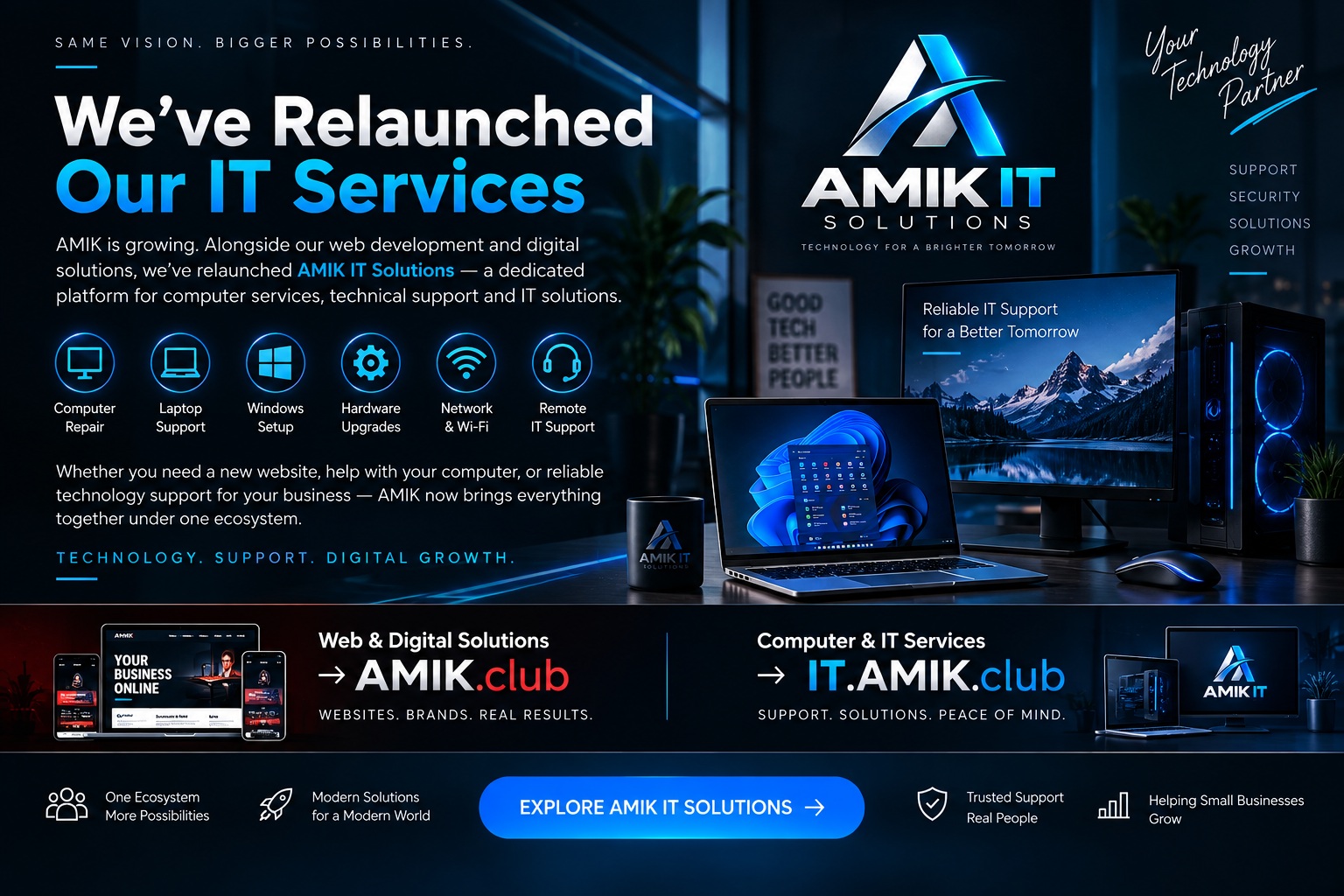 AMIK IT SOLUTIONS — RELOADED